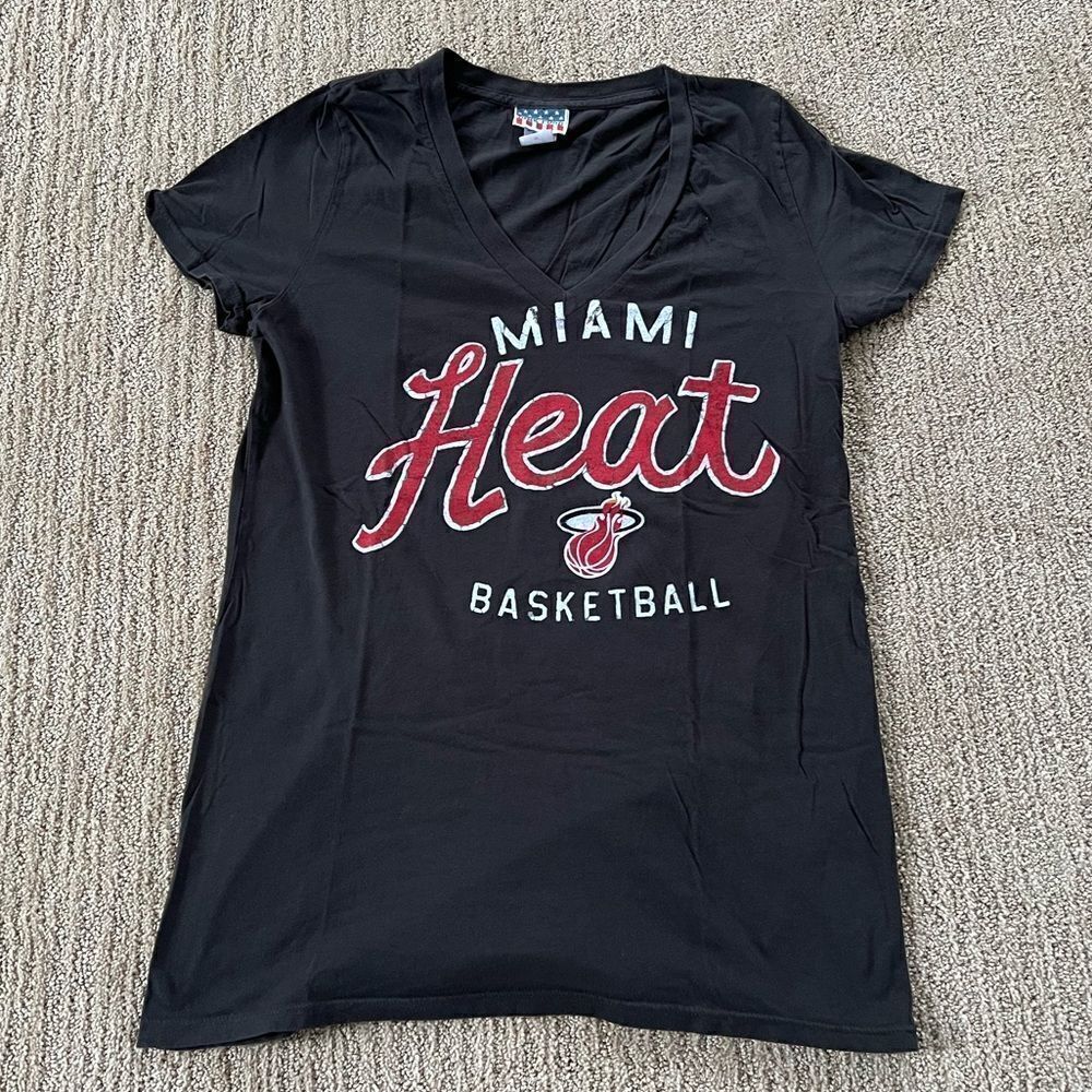 Junk Food “Miami Heat” Vneck Tshirt